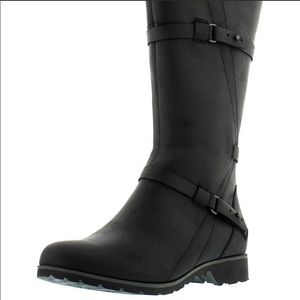 Black Teva De La Vina Waterproof Boots